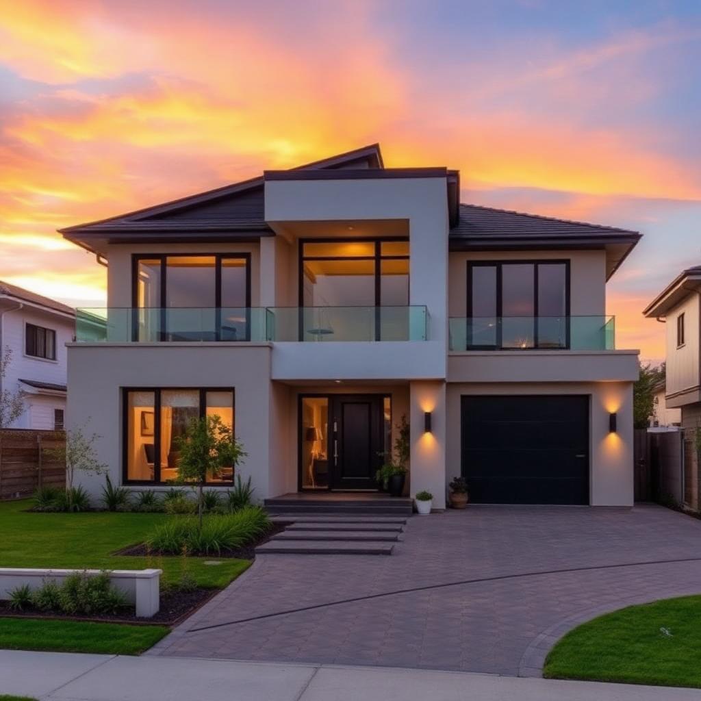 Casa moderna 3/4 com garagem